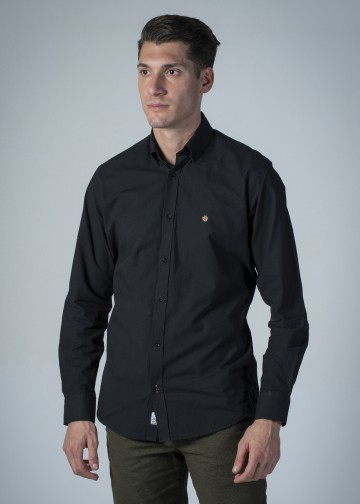 Solid Color Poplin Shirt,...