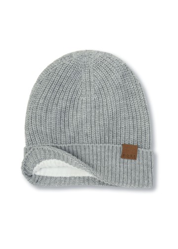 Knitted Hat with Fleece Lining