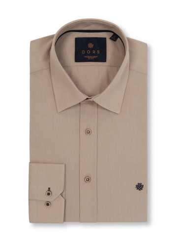 Solid Color Poplin Shirt