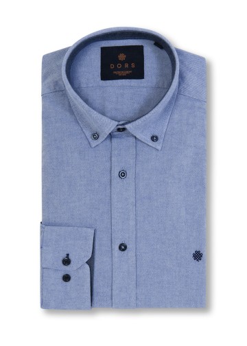 Solid Color Oxford Shirt, Button Down