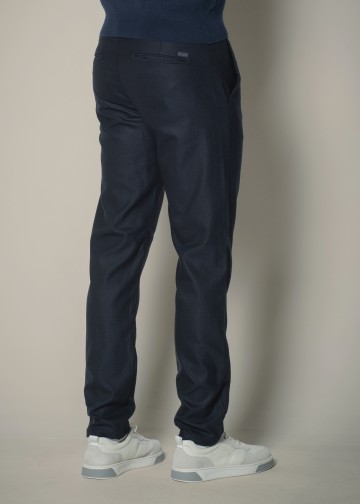 Chino Trousers with Elastic Waist