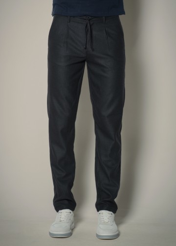 Chino Trousers with Elastic Waist
