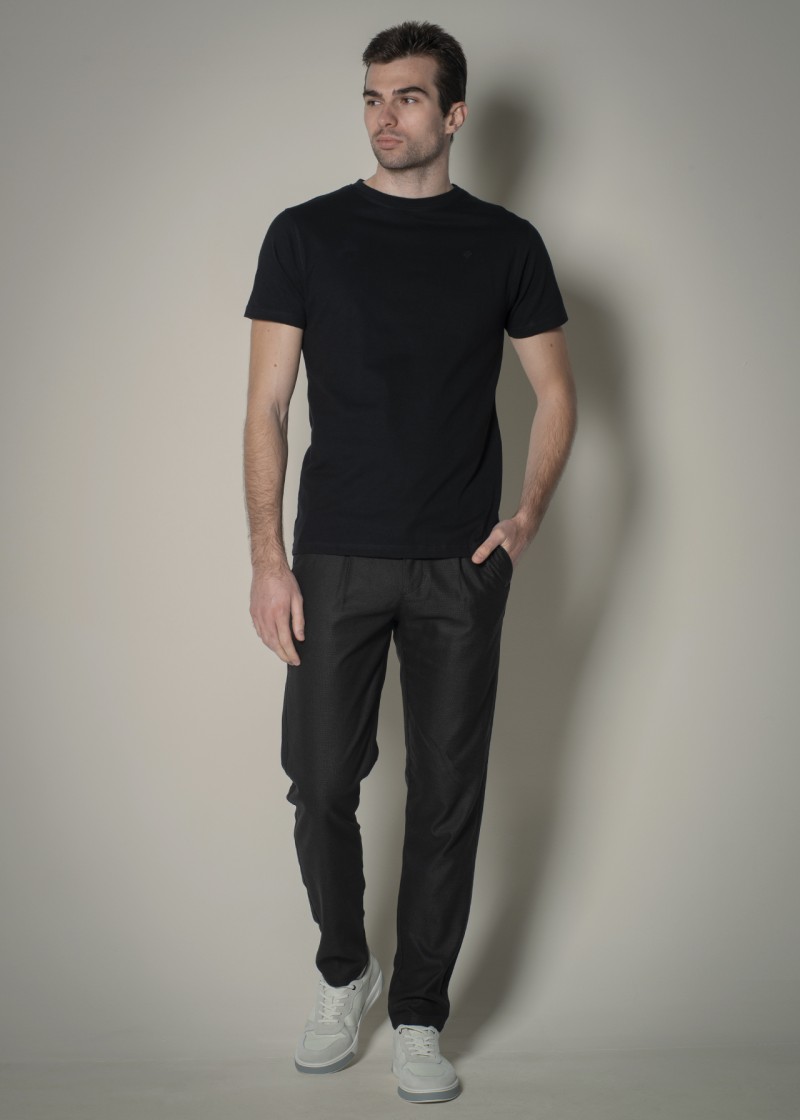 Chino Trousers with Elastic Waist