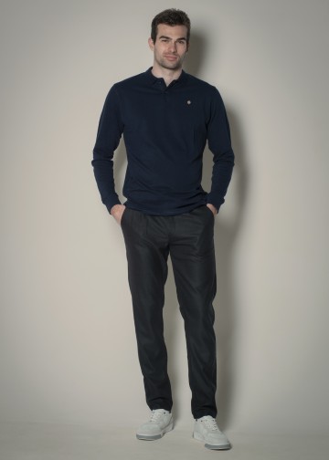 Chino Trousers with Elastic Waist