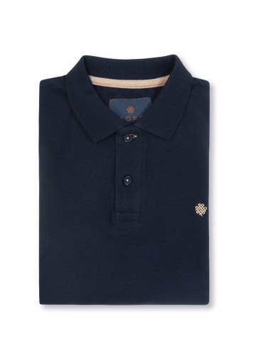 Longsleeves Polo Shirt Pique Fabric