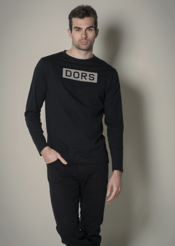 Longsleeve T-Shirt with Chest Print