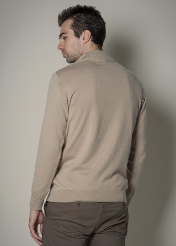 Half Zip Pullover, Cotton Knit