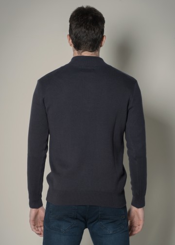 Half Zip Pullover, Cotton Knit
