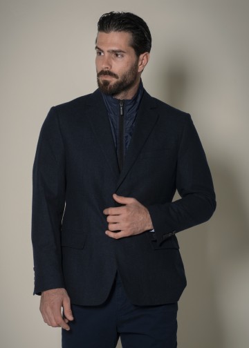 Σακάκι Μάλλινο με αποσπόμενη επένδυση