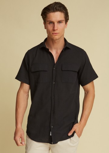 Solid Color Short Sleeves...