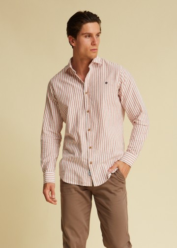Striped Shirt, Linen look