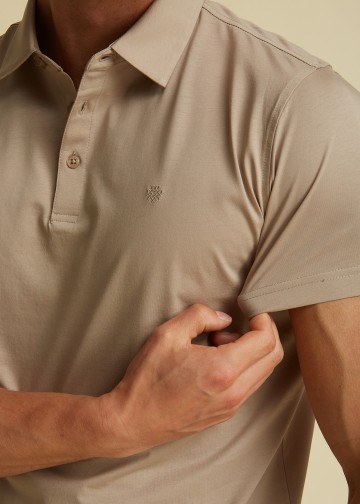 Polo Shirt, Mercerised Cotton Fabric