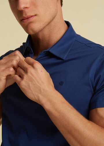 Polo Shirt, Mercerised Cotton Fabric