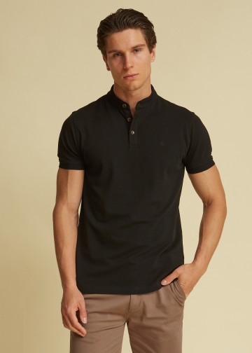 Mao Polo Shirt, Pima Cotton...