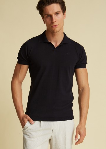 Light Knit Polo Shirt