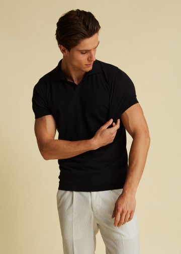 Light Knit Polo Shirt