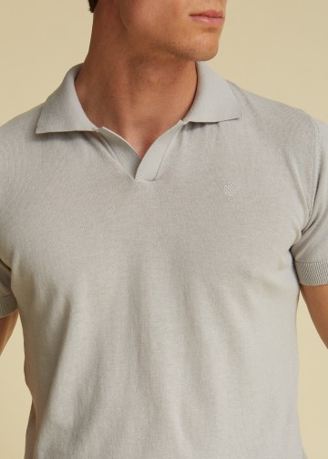 Light Knit Polo Shirt
