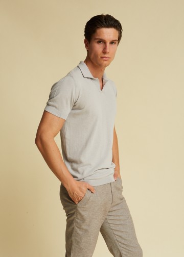 Light Knit Polo Shirt