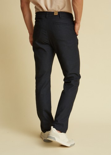 Chino Trousers with Elastic Waist