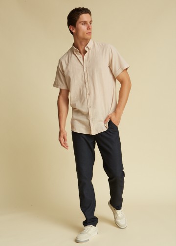Chino Trousers with Elastic Waist