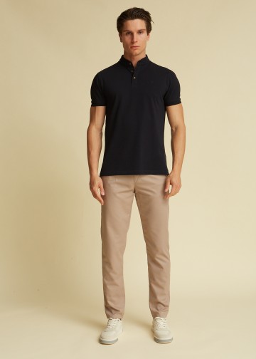 Chino Trousers with Elastic Waist