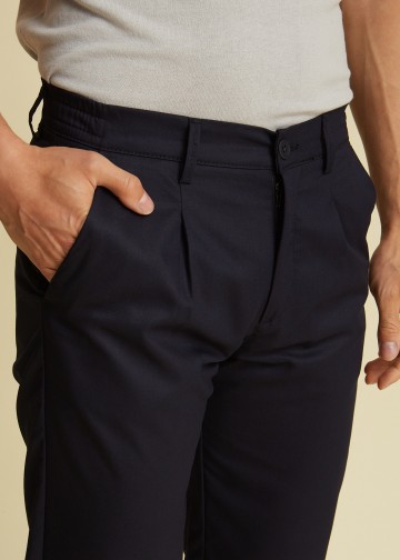 Παντελόνι Chino με Κρυφό Λάστιχο στην Μέση