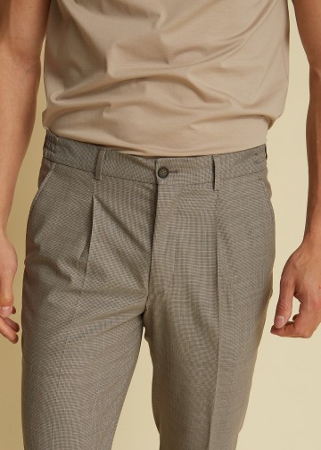 Chino Trousers with Elastic Waist