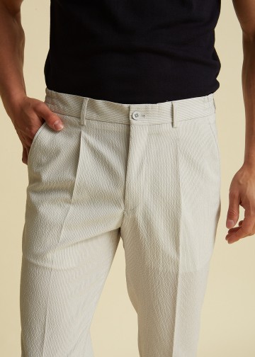 Chino Trousers with Elastic Waist