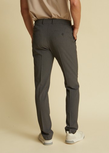 Chino Trousers with Elastic Waist
