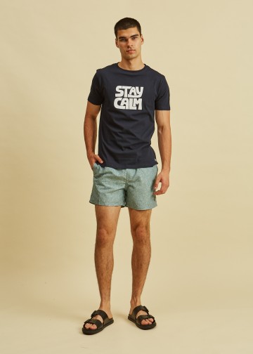 Pattern Printed Swimming Shorts