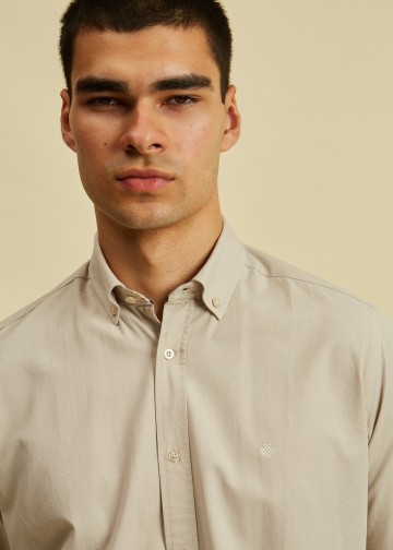 Solid Color Shirt, Poplin