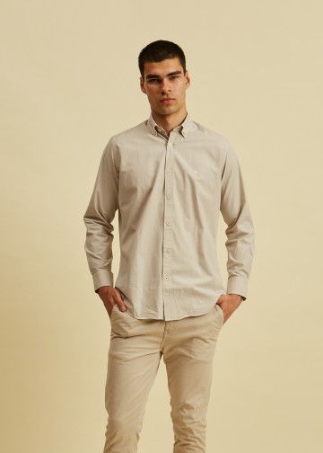 Solid Color Shirt, Poplin