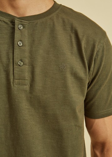 T-Shirt with Placket