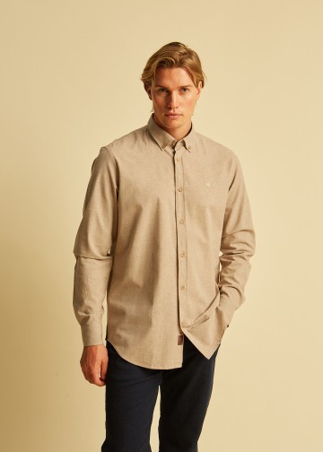Solid Color Shirt, Melange