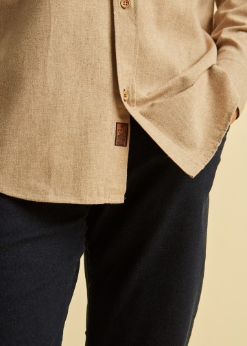 Solid Color Shirt, Melange