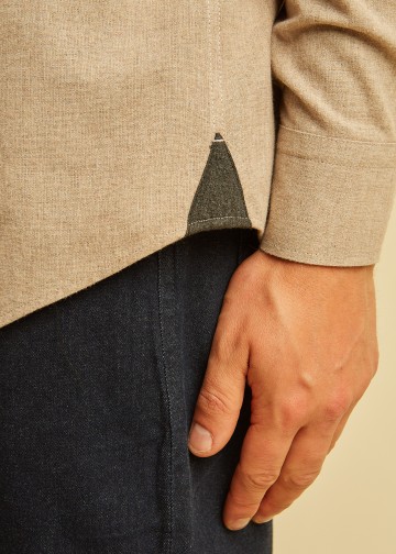 Solid Color Shirt, Melange