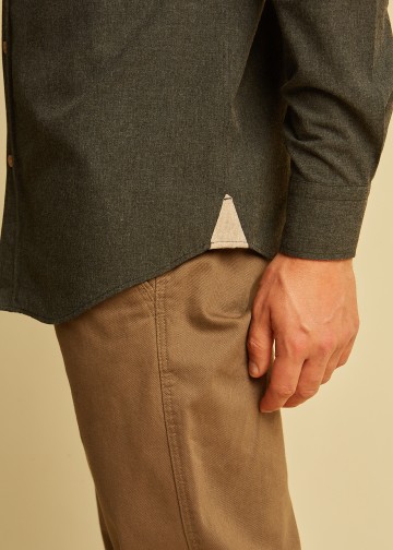 Solid Color Shirt, Melange
