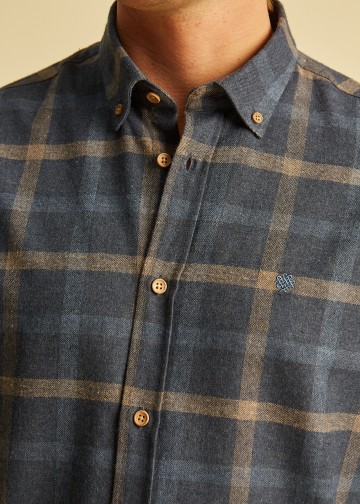 Plaid Shirt, Melange Flannel