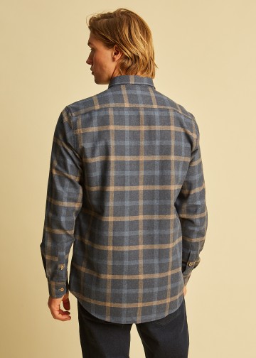 Plaid Shirt, Melange Flannel