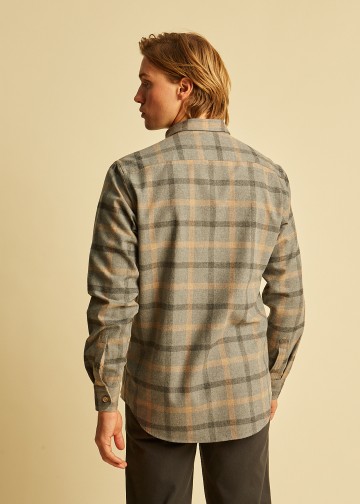 Plaid Shirt, Melange Flannel