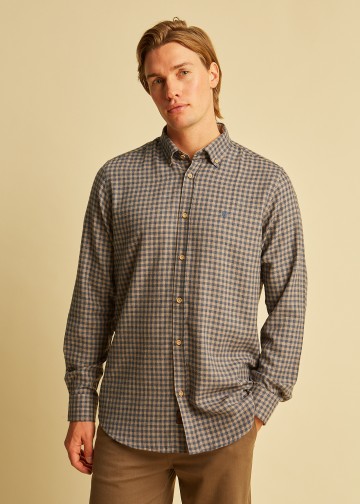 Plaid Shirt, Melange Flannel