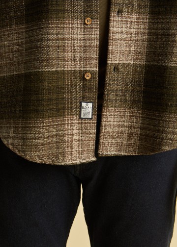 Plaid Over-Shirt, Melange Flannel
