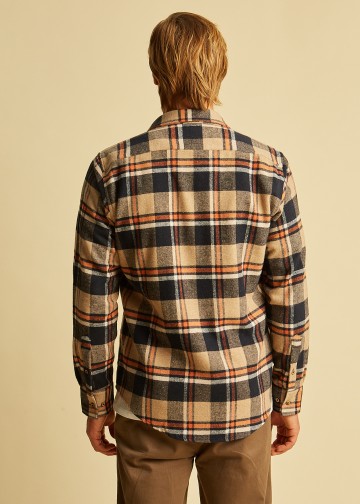 Plaid Over-Shirt, Melange Flannel
