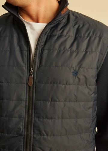 Sweater Cardigan, with padded front part