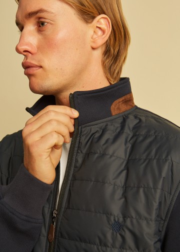 Sweater Cardigan, with padded front part