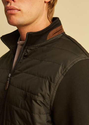 Sweater Cardigan, with padded front part