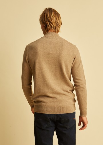Half Zip Pullover, Cotton Knit