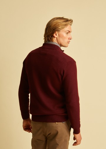 Half Zip Pullover, Cotton Knit