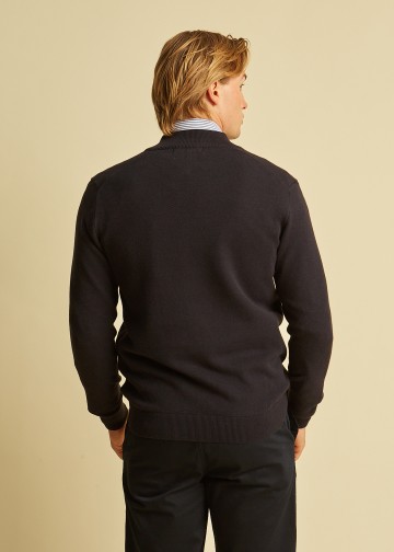 Half Zip Pullover, Cotton Knit