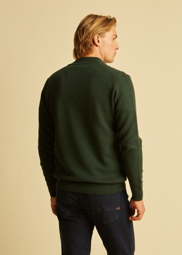 Half Zip Pullover, Cotton Knit